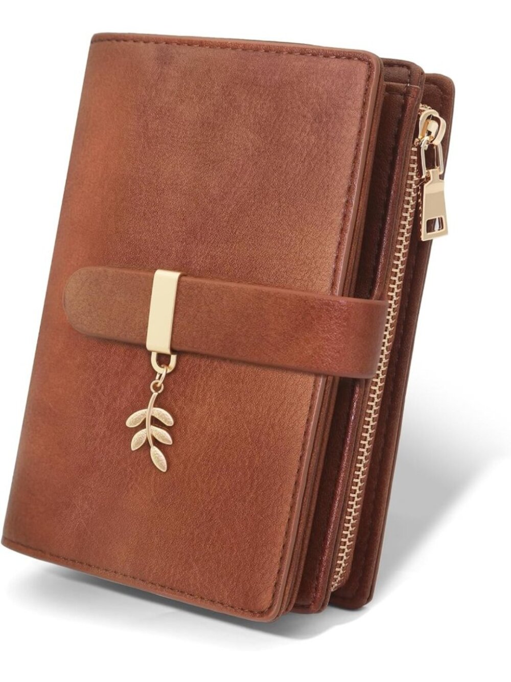 Stylish RFID Blocking Trifold Wallet for Women - PU Leather Credit Card Holder